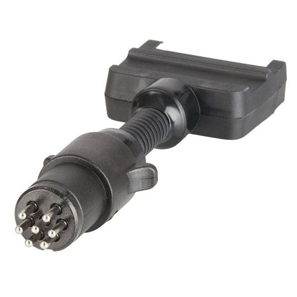 PA2062 - Trailer Adaptor - 7 Pin Flat Plug to 7 Pin Small Round Socket