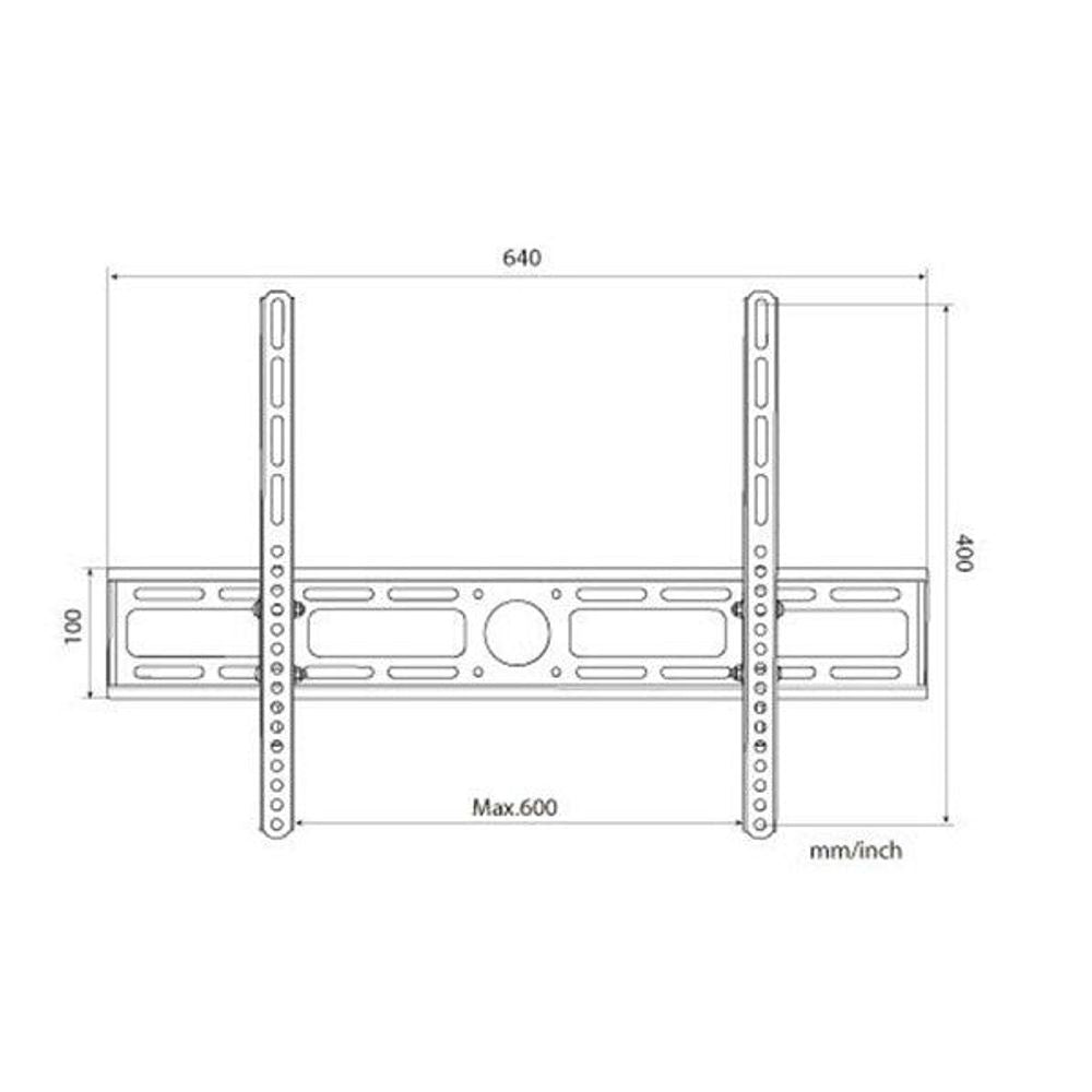 CW2883 - Economy Ultra-Thin LCD TV Wall Bracket with 10 Degree Tilt