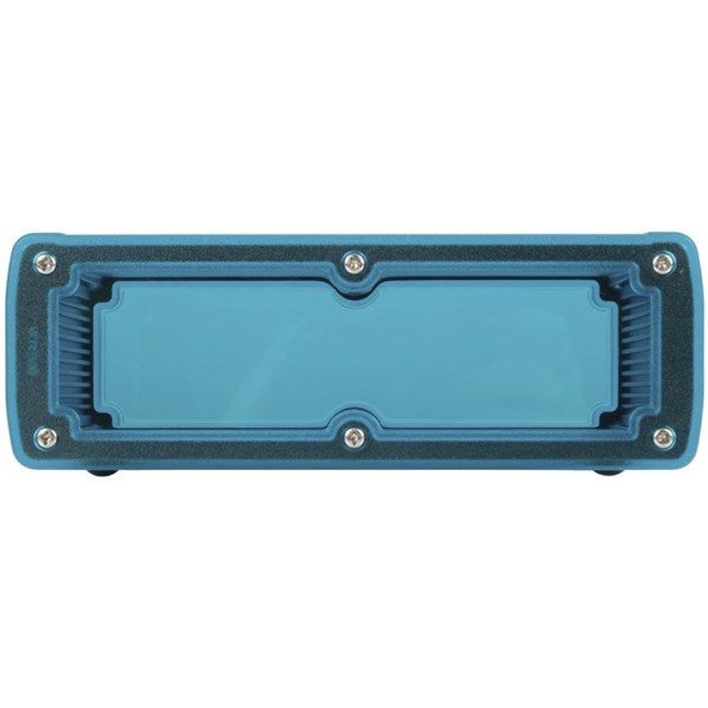 HB6296 - Blue Aluminium Enclosure with Clear Ends