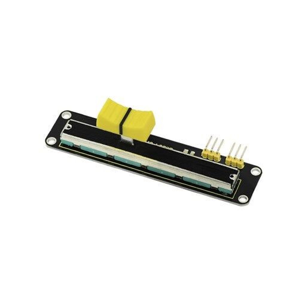 XC3734 - Arduino Compatible 10K Ohm Slider Potentiometer Module