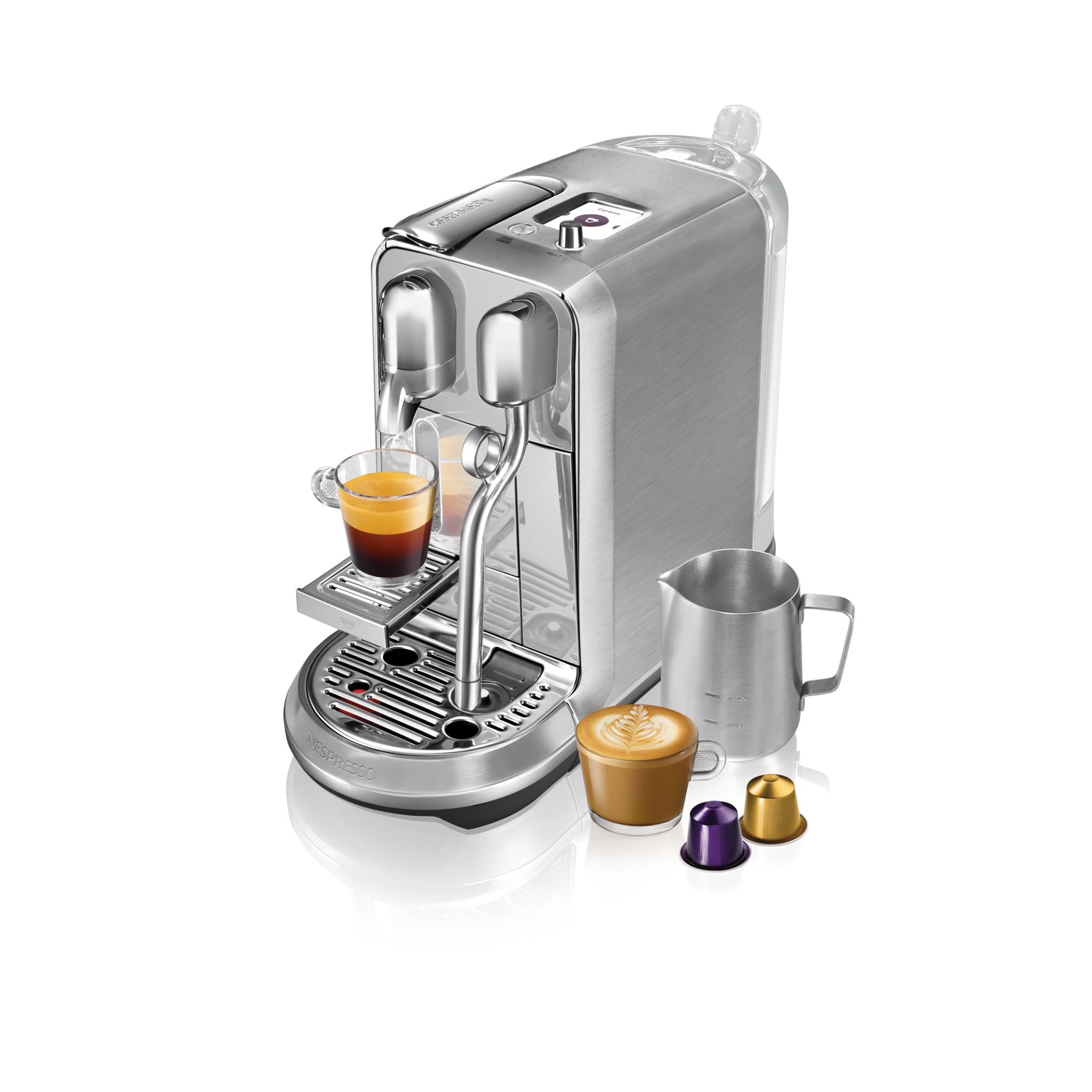 Breville Nespresso Creatista Plus Coffee Machine (Stainless Steel)