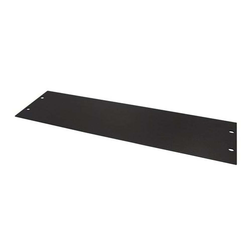 HB5406 - Aluminium 132mm (3U) Rack Cabinet Panel - Black Finish