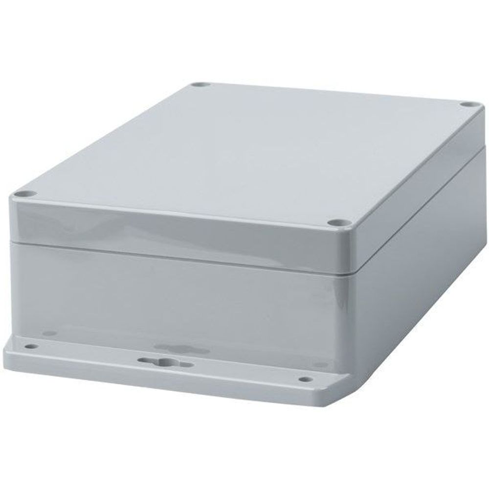 HB6125 - Dark Grey Enclosure with Mounting Flange - 171(W) x 121(D) x 55(H)mm