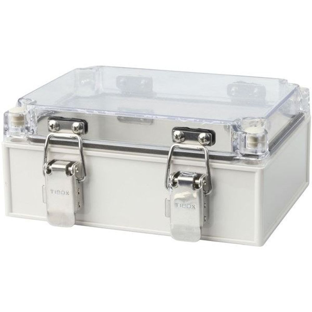 HB6412 - Medium ABS IP66 Enclosure - Clear Cover