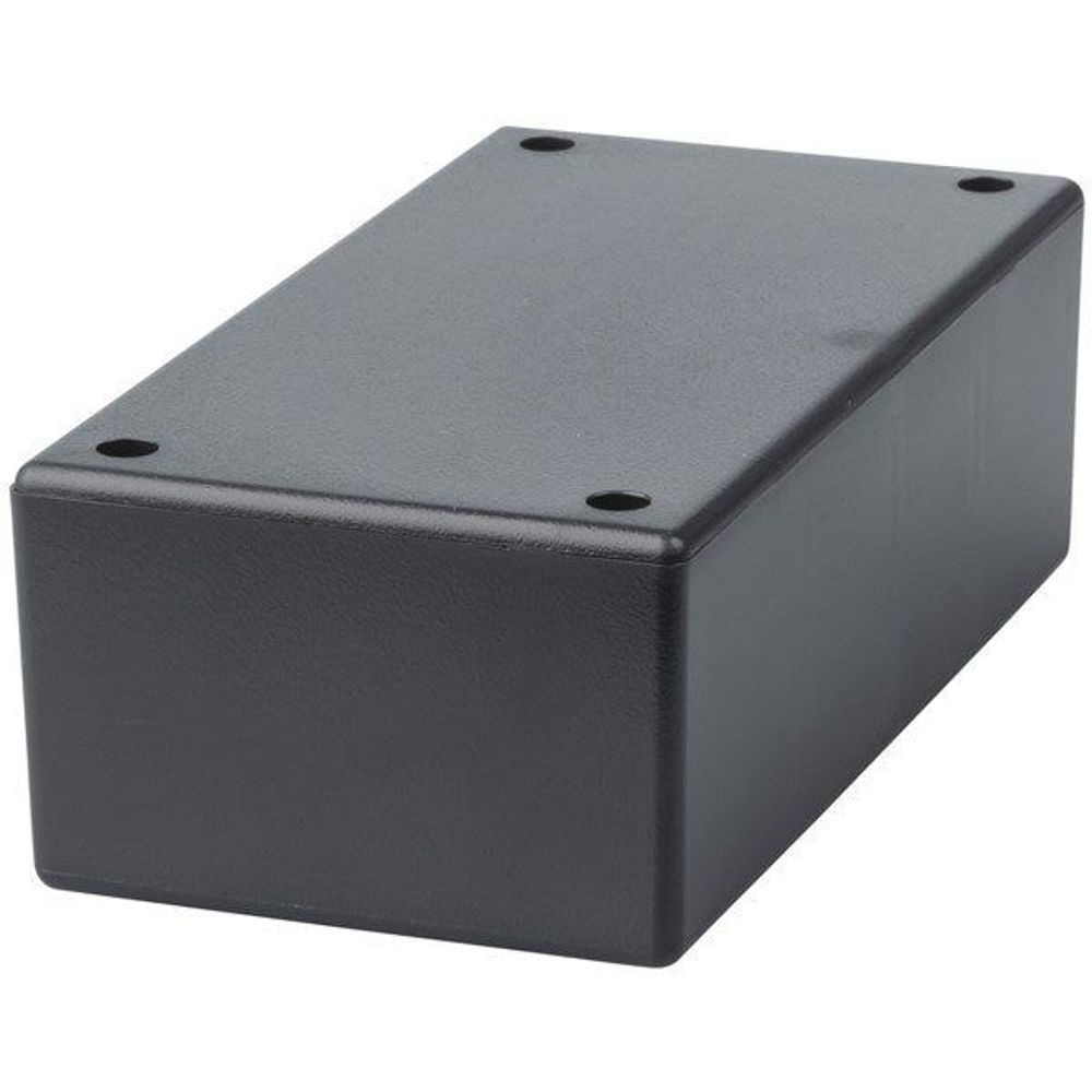 HB6013 - Jiffy Box - Black - 130 x 68 x 44mm