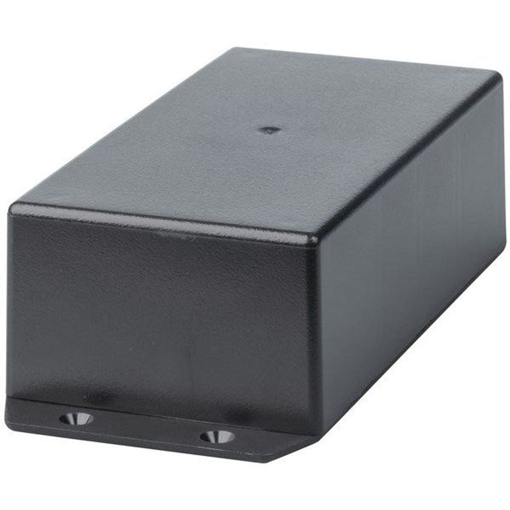 HB6014 - Jiffy Box - Black with mounting flange - 130X68X44 - UB3