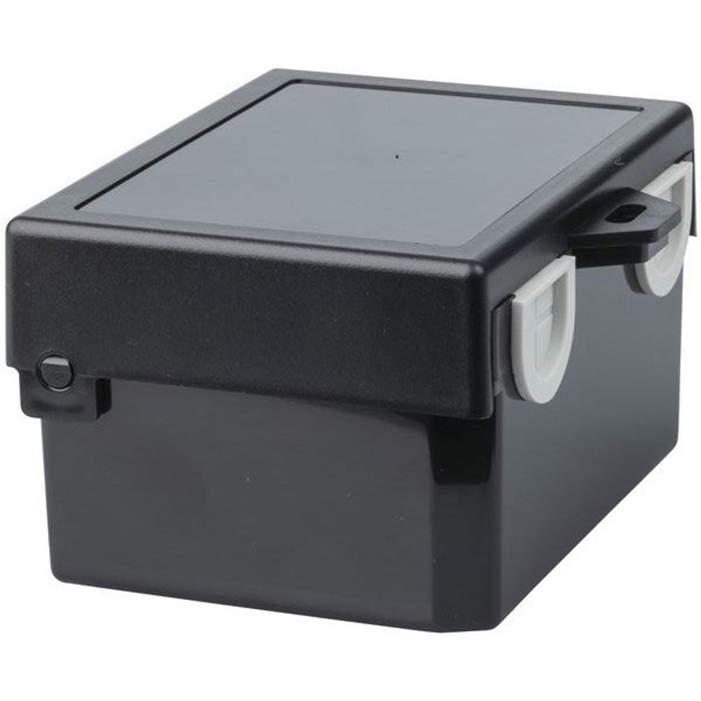 HB6434 - Snap in Enclosure Black 91 X 122 X 69mm