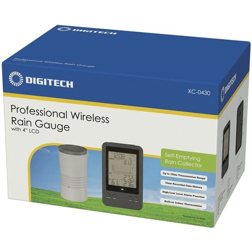 XC0430 - Digital Rain Gauge with Temperature