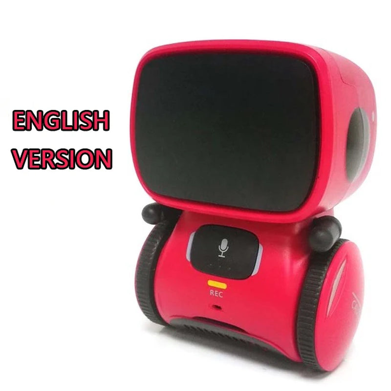 Interactive Voice-Controlled Smart Robot - Multiple Colours English Red