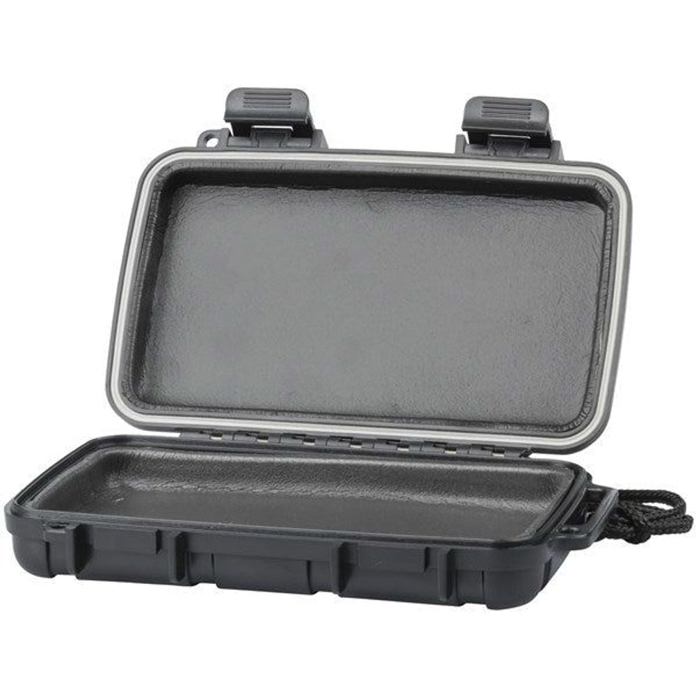 HB6421 - Black Waterproof ABS Plastic Case - 182 x 120 x 42mm