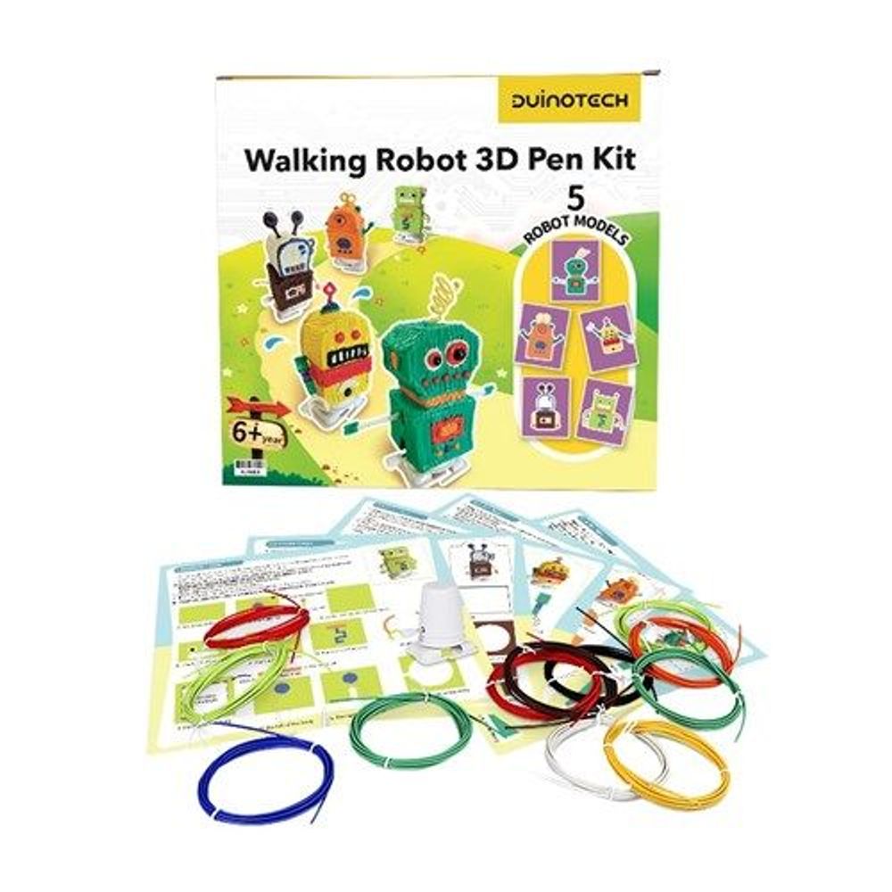 KJ9400 - Walking Robots 3D Printer Pen Stencil