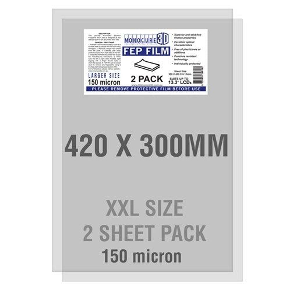 001033 - FEP Film 150um 420x300mm 2 Pack