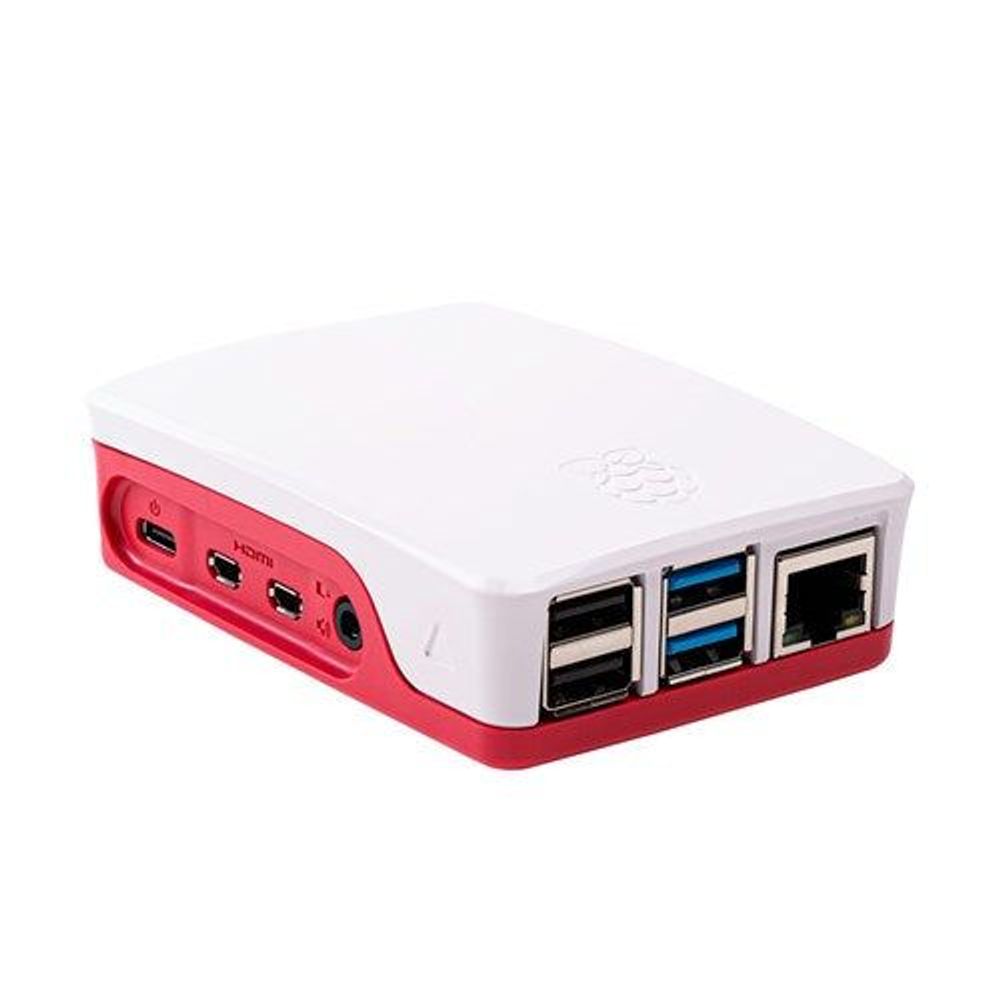 XC9110 - Official Raspberry Pi 4B Case Red and White