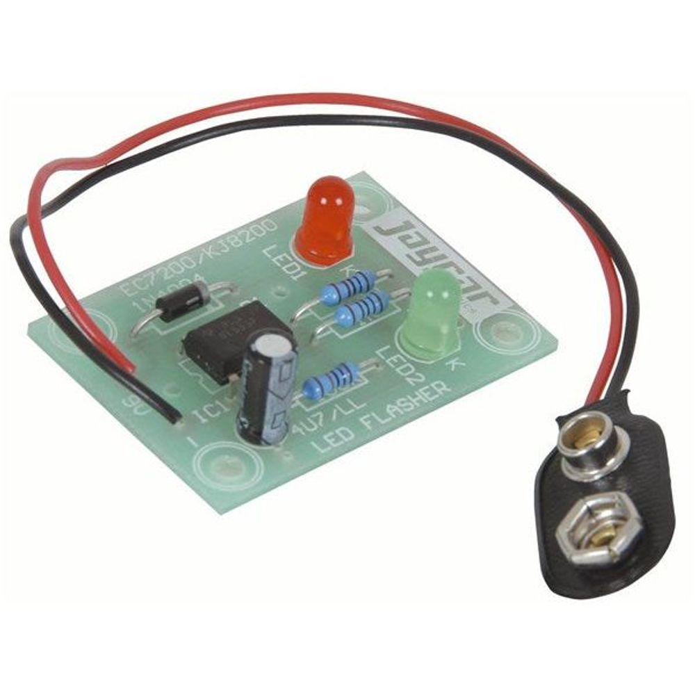 KJ8200 - Short Circuits Two Project - Red/Green LED Flasher