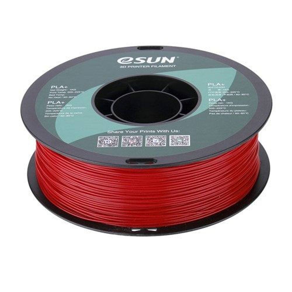 TL4458 - 1.75mm Fire Engine Red eSUN PLA+ Filament 1kg Roll