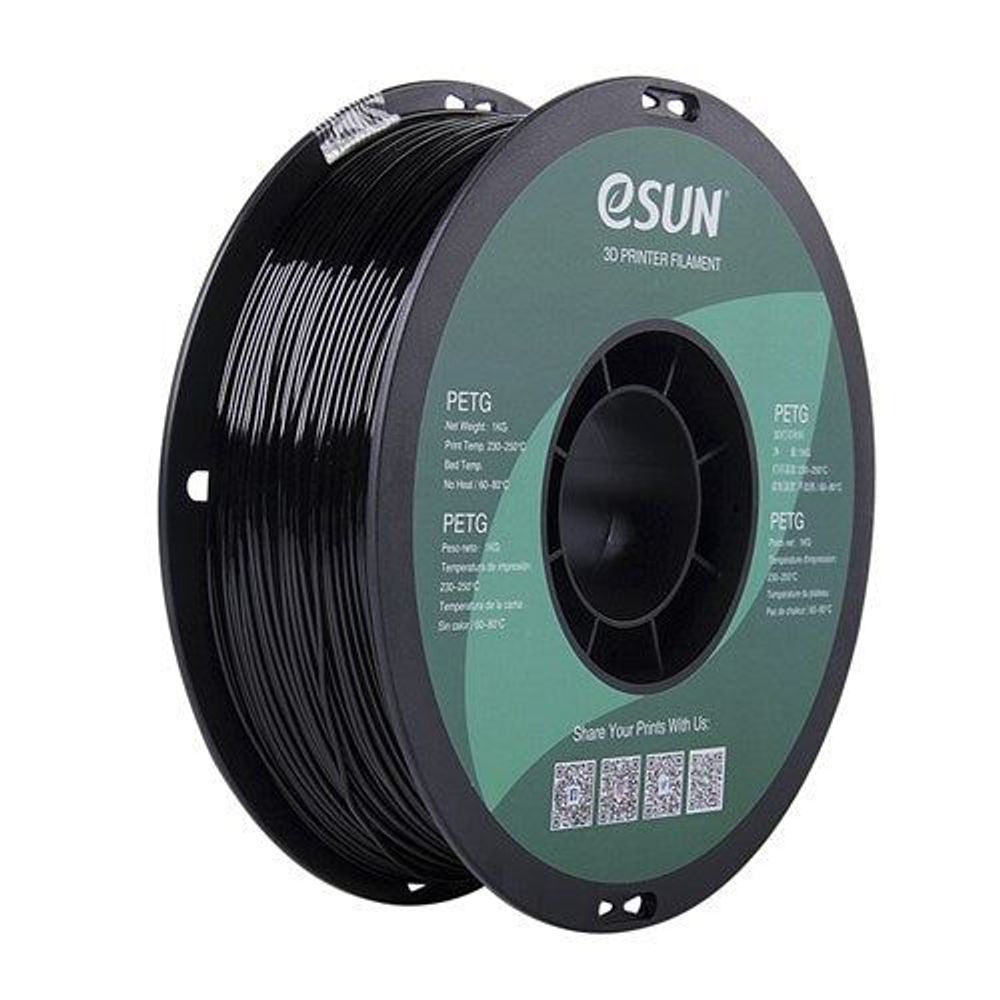 TL4465 - 1.75mm Black eSUN PETG Filament 1kg Roll