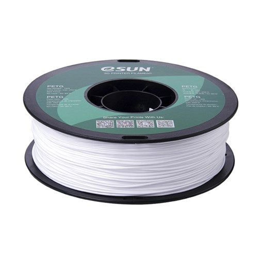 TL4466 - eSUN White PETG Filament 1kg 1.75mm