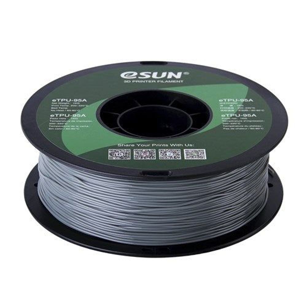 001002 - eSUN Grey TPU Filament 1kg 1.75mm