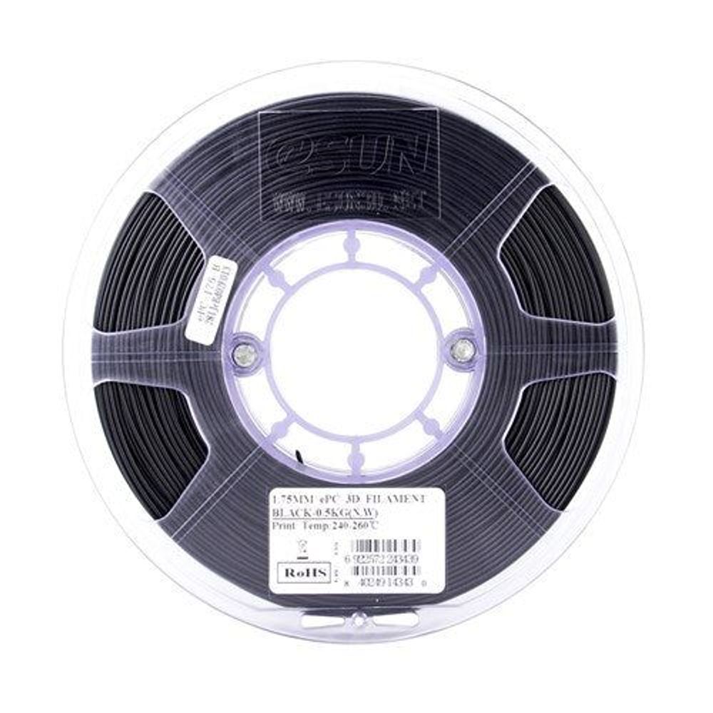 001003 - eSUN Black PC Filament 500g 1.75mm