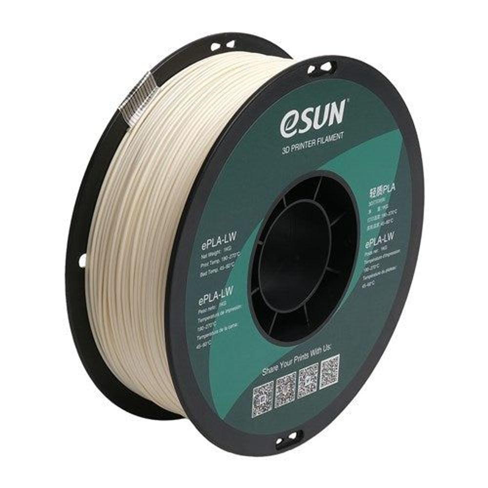 001004 - eSUN Natural PLA-LW Filament 1kg 1.75mm