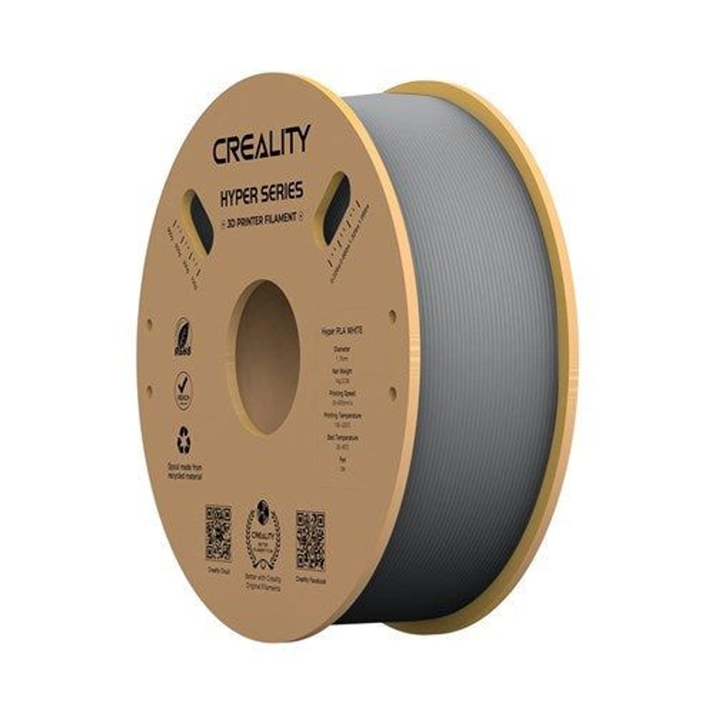 TL4794 - 1.75mm Grey Creality Hyper PLA Filament 1kg Roll