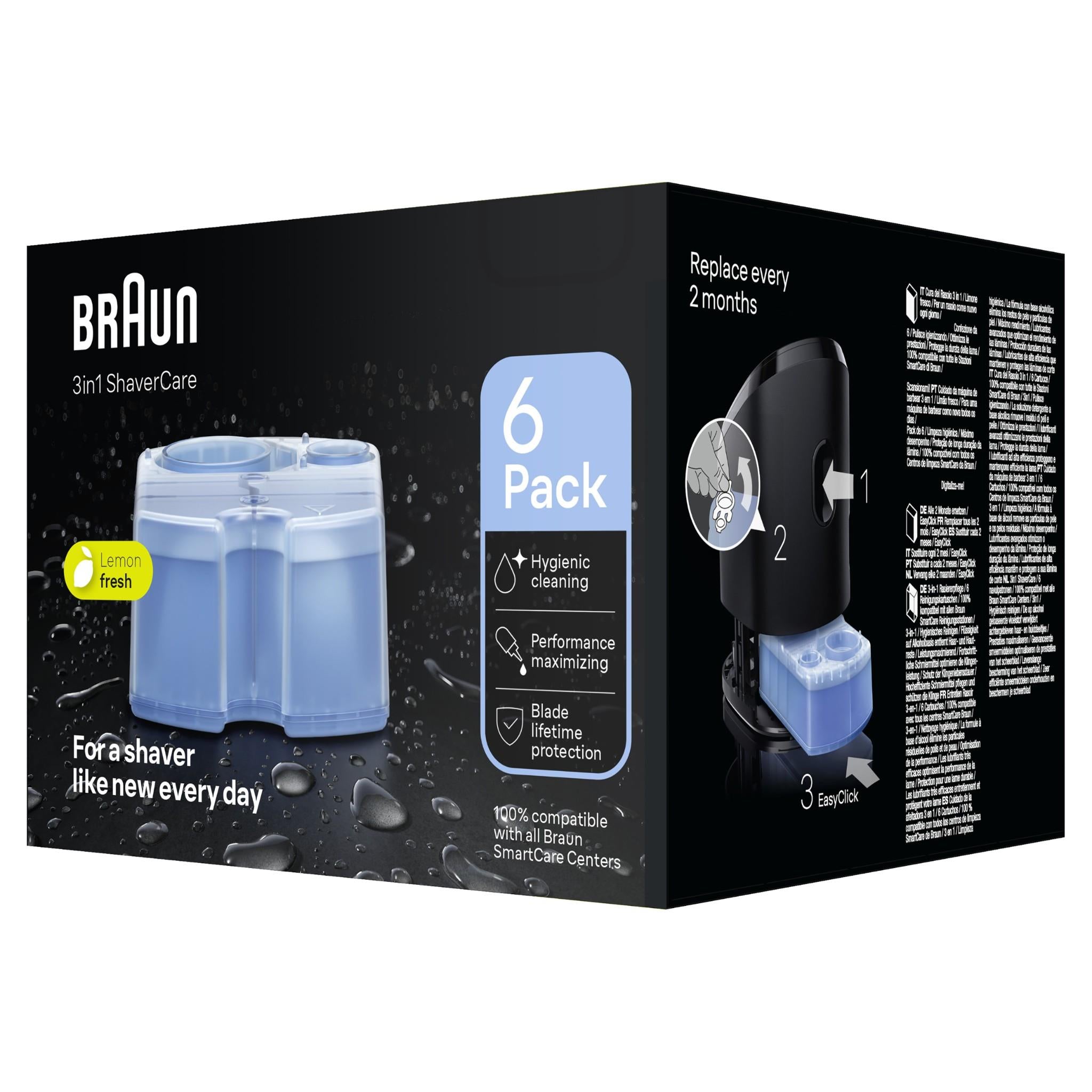 Braun Clean and Charge Refills (6 Pack)