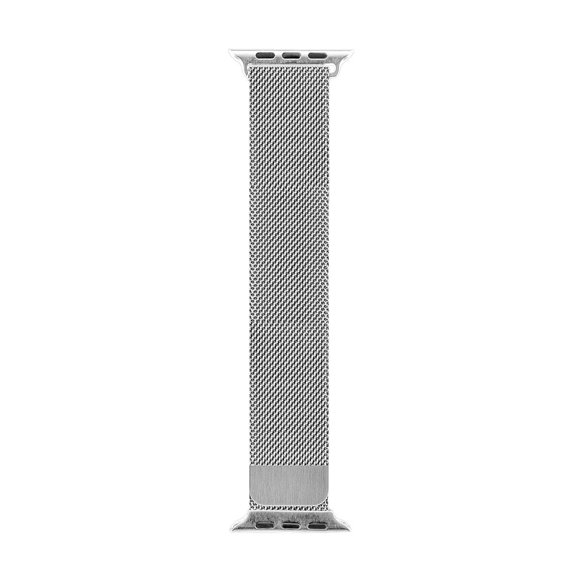 3sixT Magnetic Mesh 42-44mm Band for Apple Watch Series 1/2/3/4 (Silver)