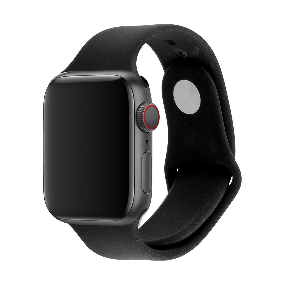 3sixT Silicone 38-40mm Band for Apple Watch Series 1/2/3/4 (Black)