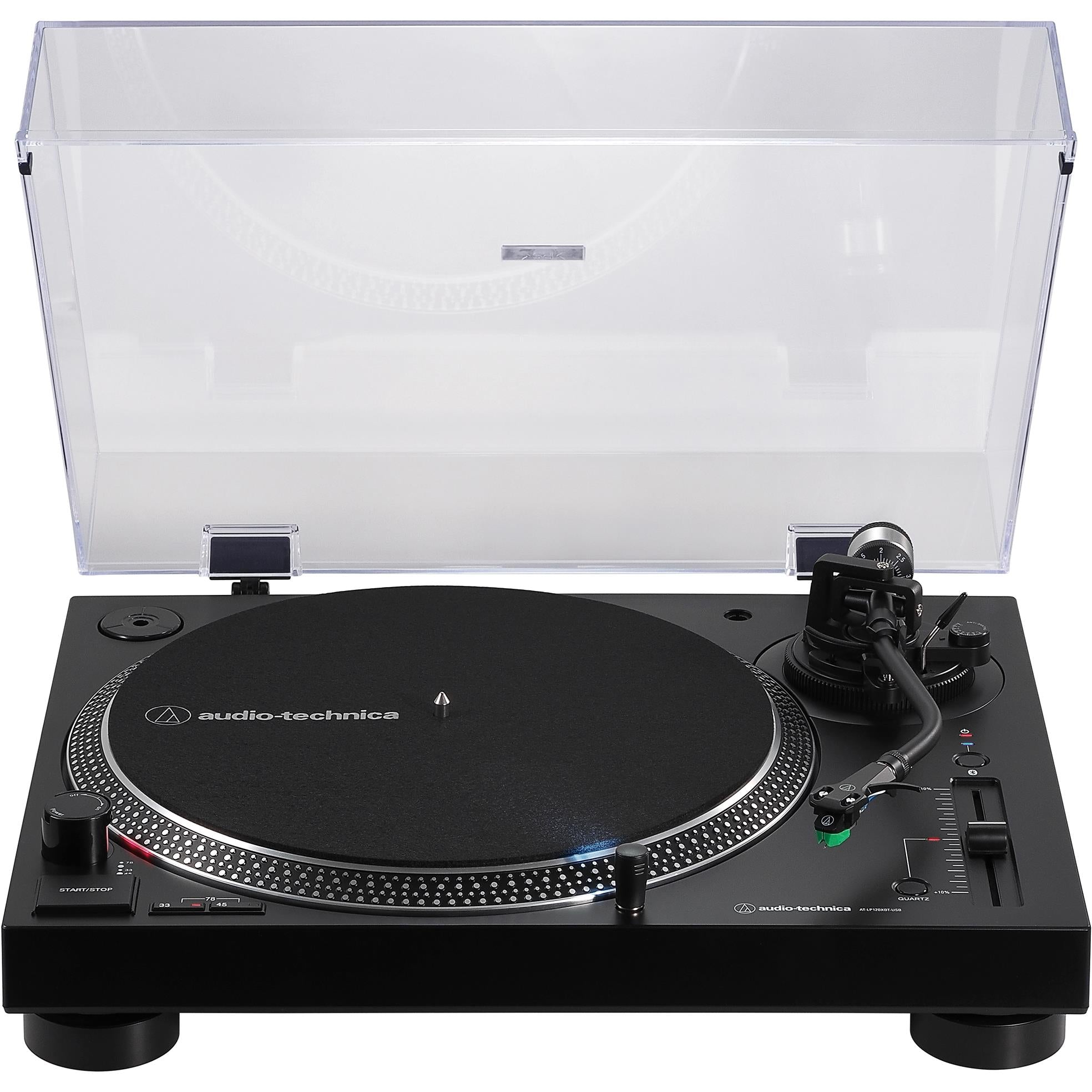 Audio Techinca LP120XBT Fully Manual Direct Drive Turntable (Black)