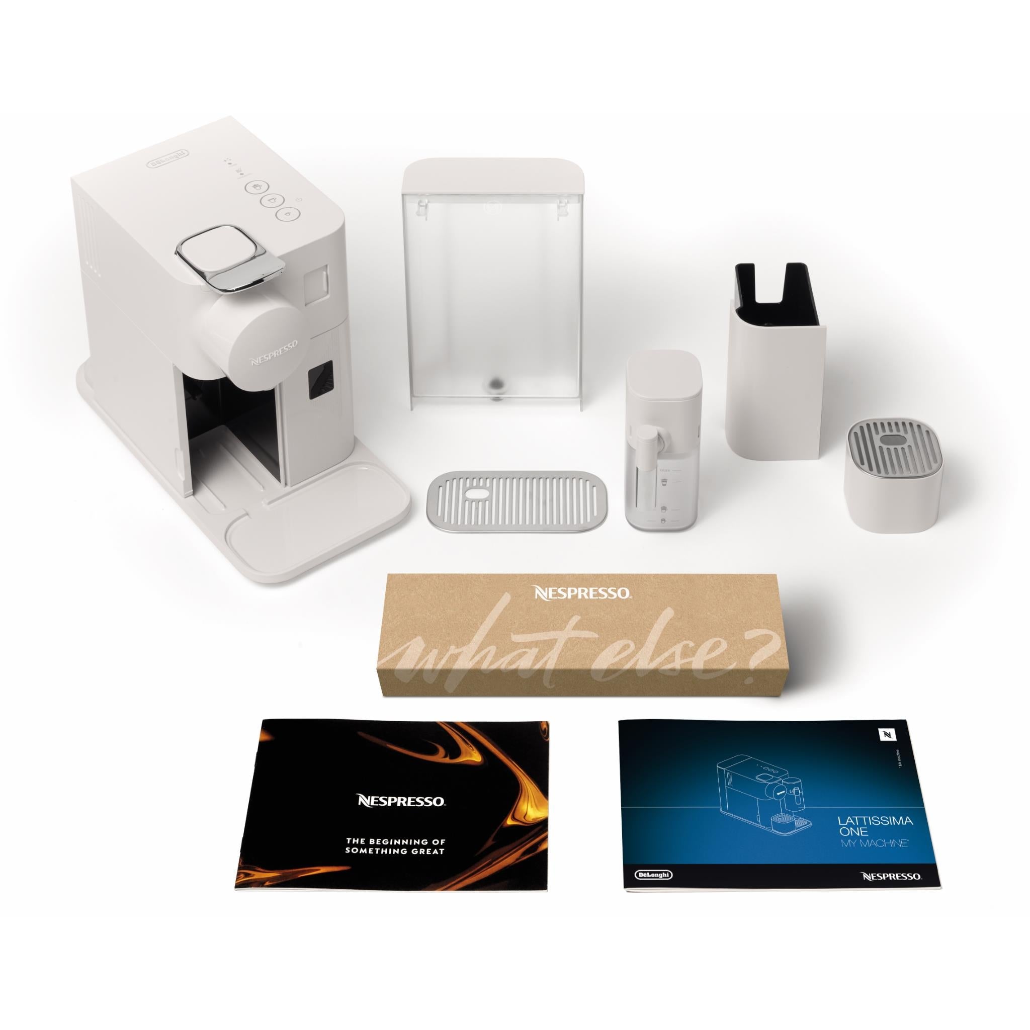 De'Longhi Nespresso Lattissima One Coffee Machine (White)