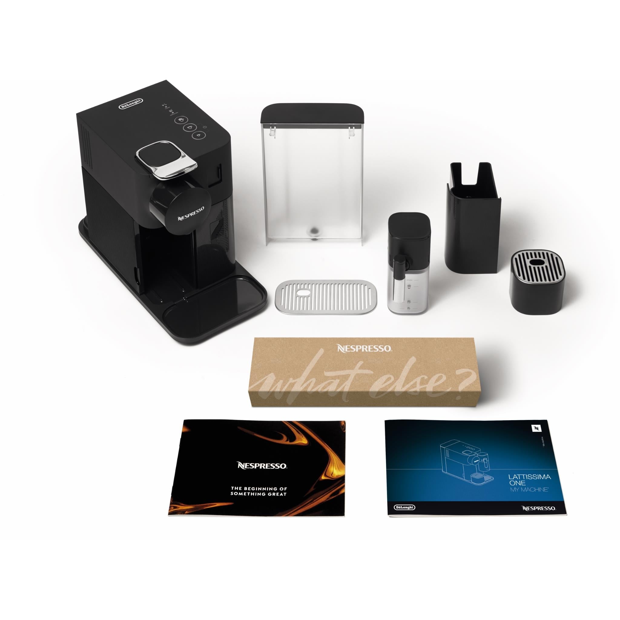De'Longhi Nespresso Lattissima One Coffee Machine (Black)