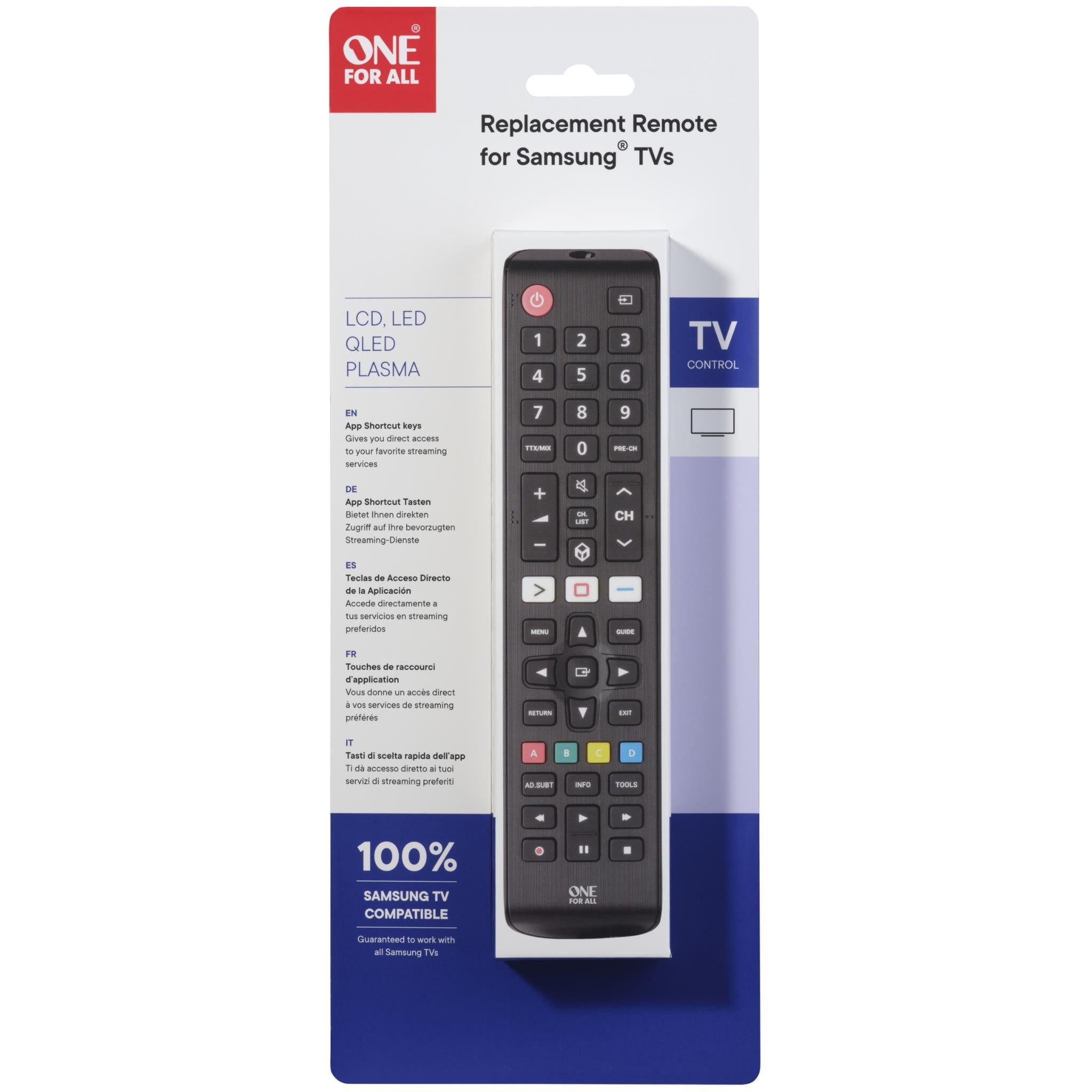 One For All Replacement TV Remote (Samsung)