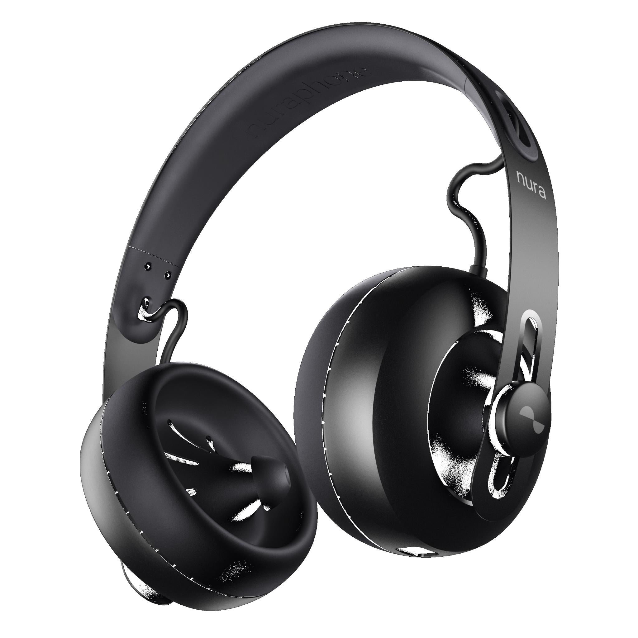 nura Nuraphone ANC Over-Ear Wireless Headphones with Travel Case