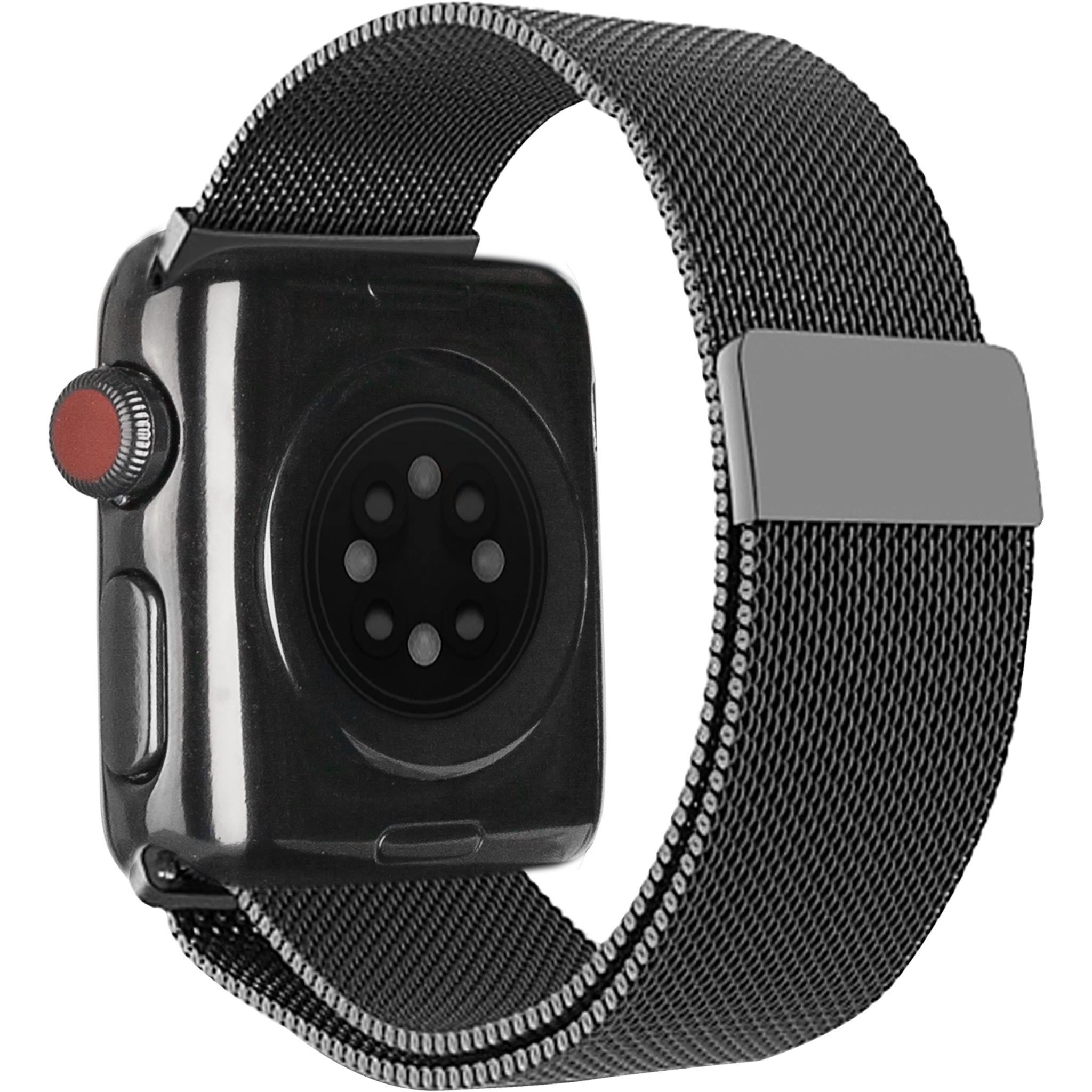 3sixT Magnetic Mesh Band for Apple Watch Series 3/4/5/SE/6 [38-40mm] (Black)