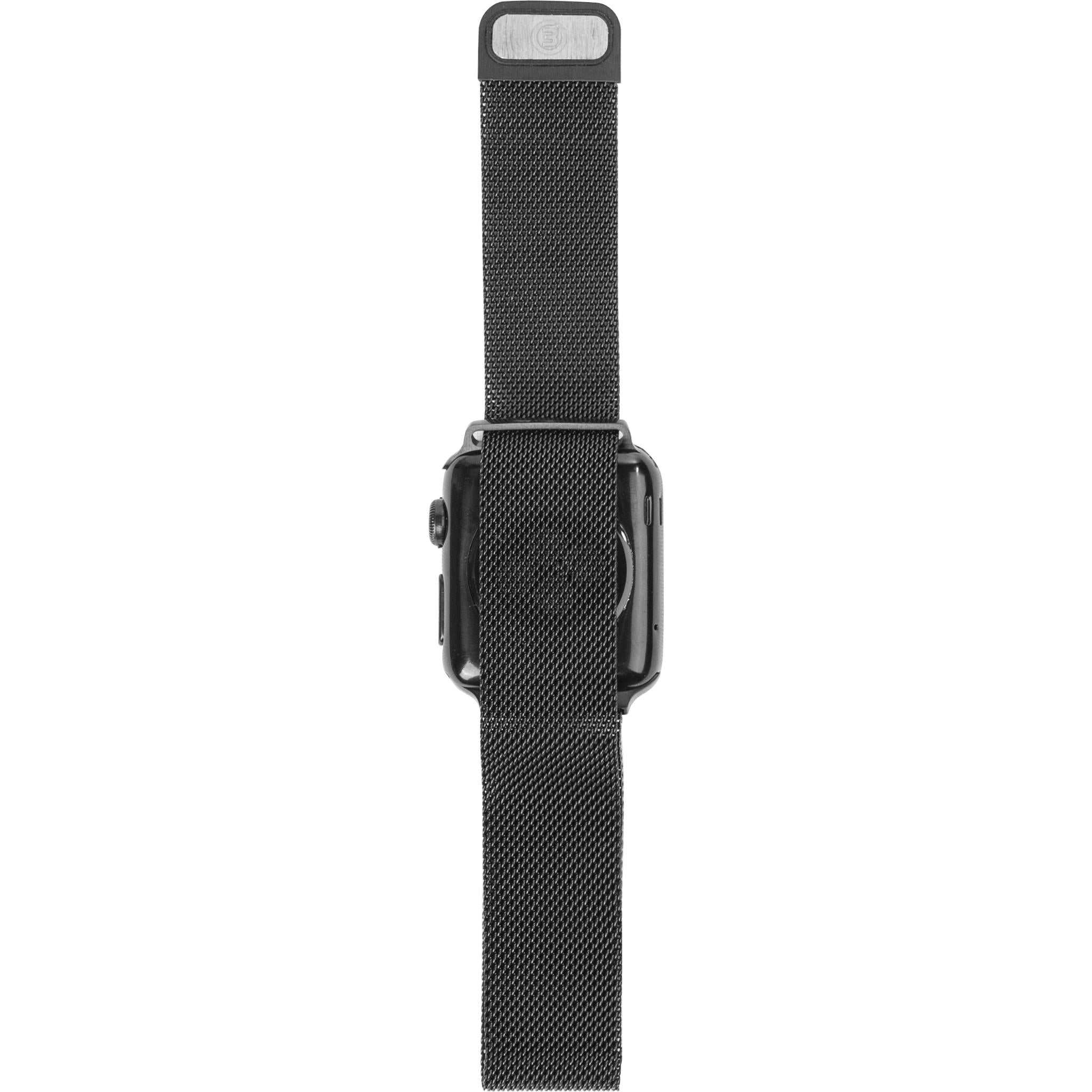 3sixT Magnetic Mesh Band for Apple Watch Series 3/4/5/SE/6 [38-40mm] (Black)