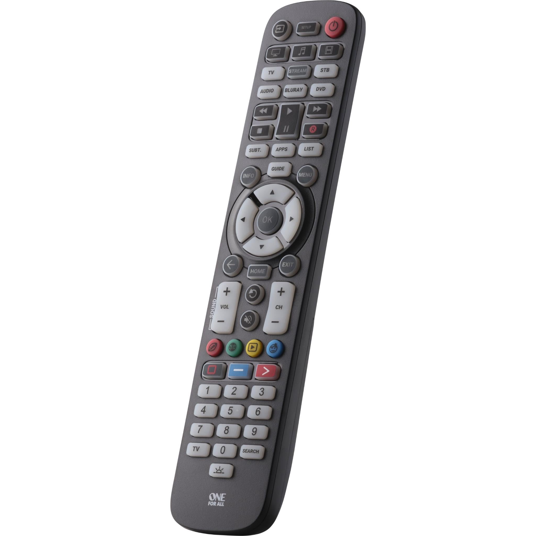 One For All Essential 6 Antimicrobial Remote Control