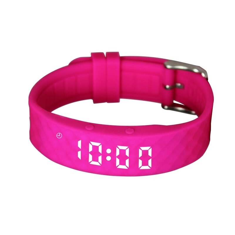 Vibratime Vibrating Alarm Watch with 15 alarms Pink