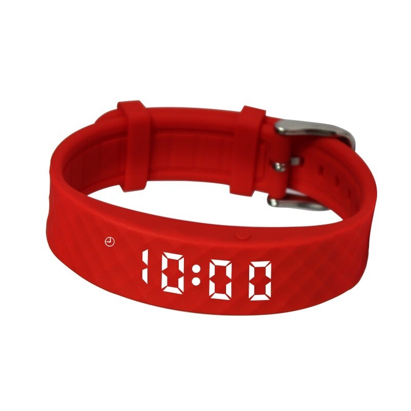 Vibratime Vibrating Alarm Watch with 15 alarms Red