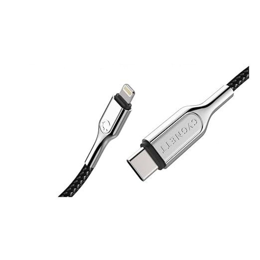 CY2801PCCCL - Cygnett Armoured Lightning to USB-C Cable 2M - Black