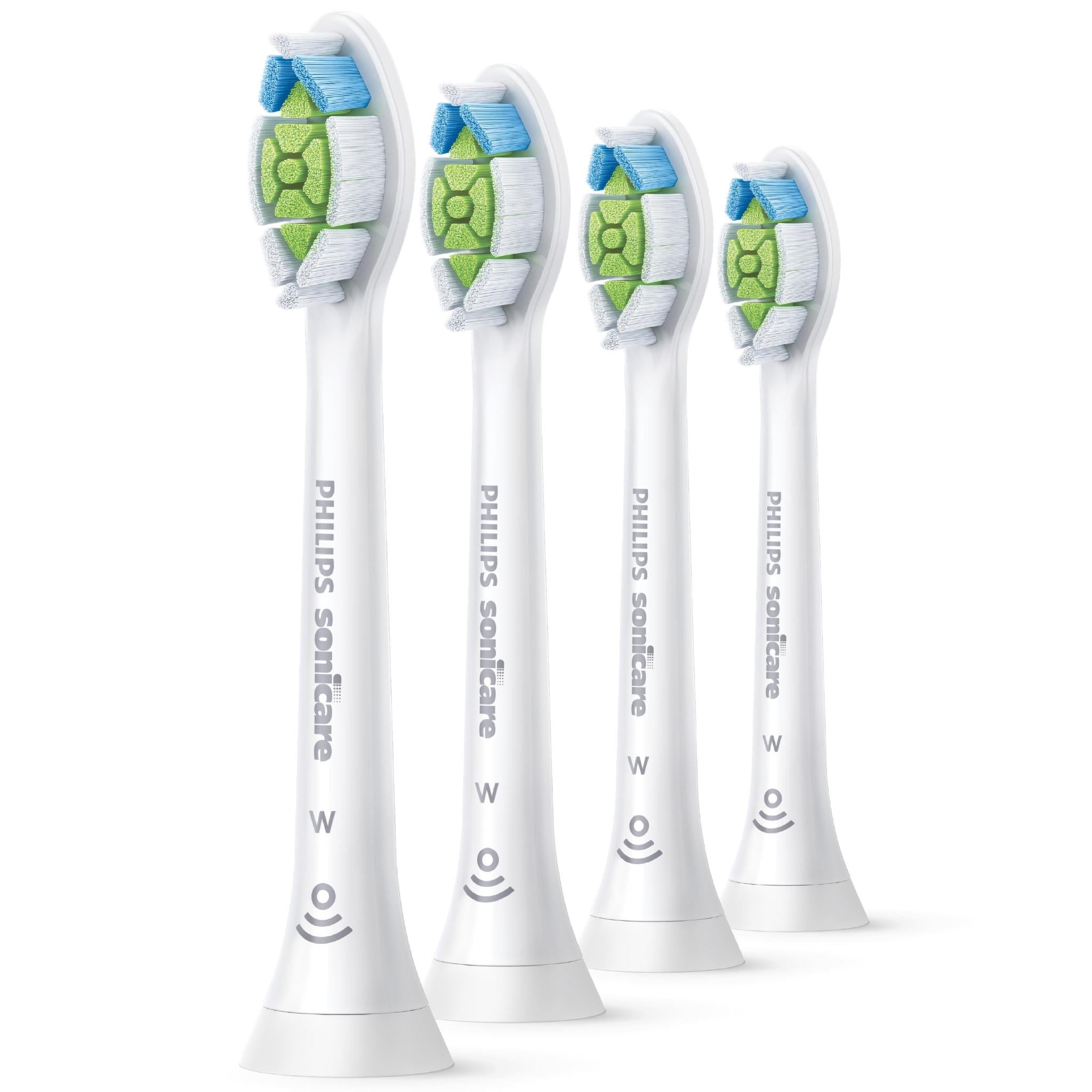 Philips Sonicare W2 Optimal White Standard Brush Heads (White) [4 Pack]