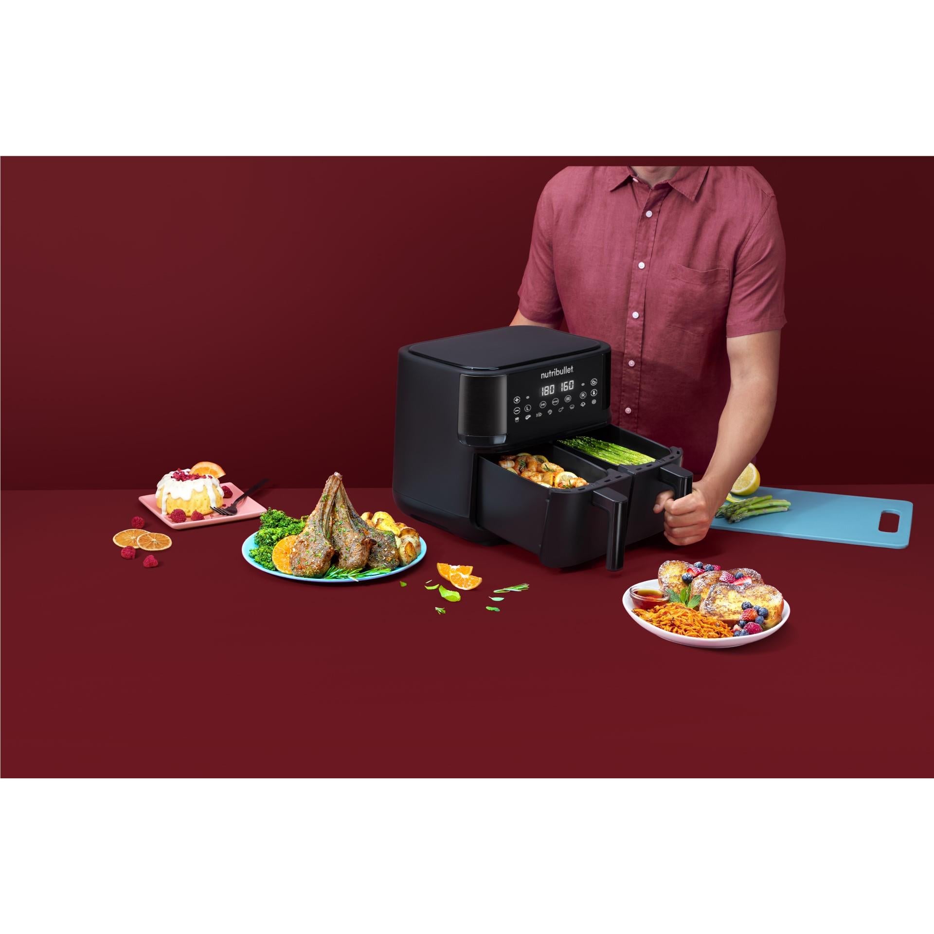 NutriBullet Twin Drawer Air Fryer