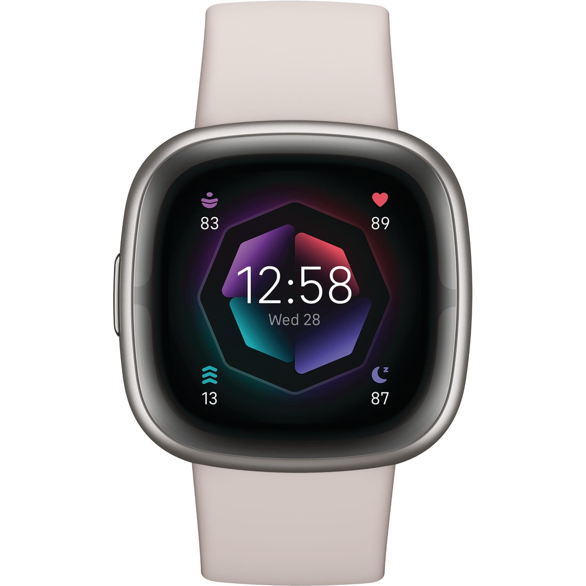 Fitbit Sense 2 (Lunar White/Platinum Aluminium)