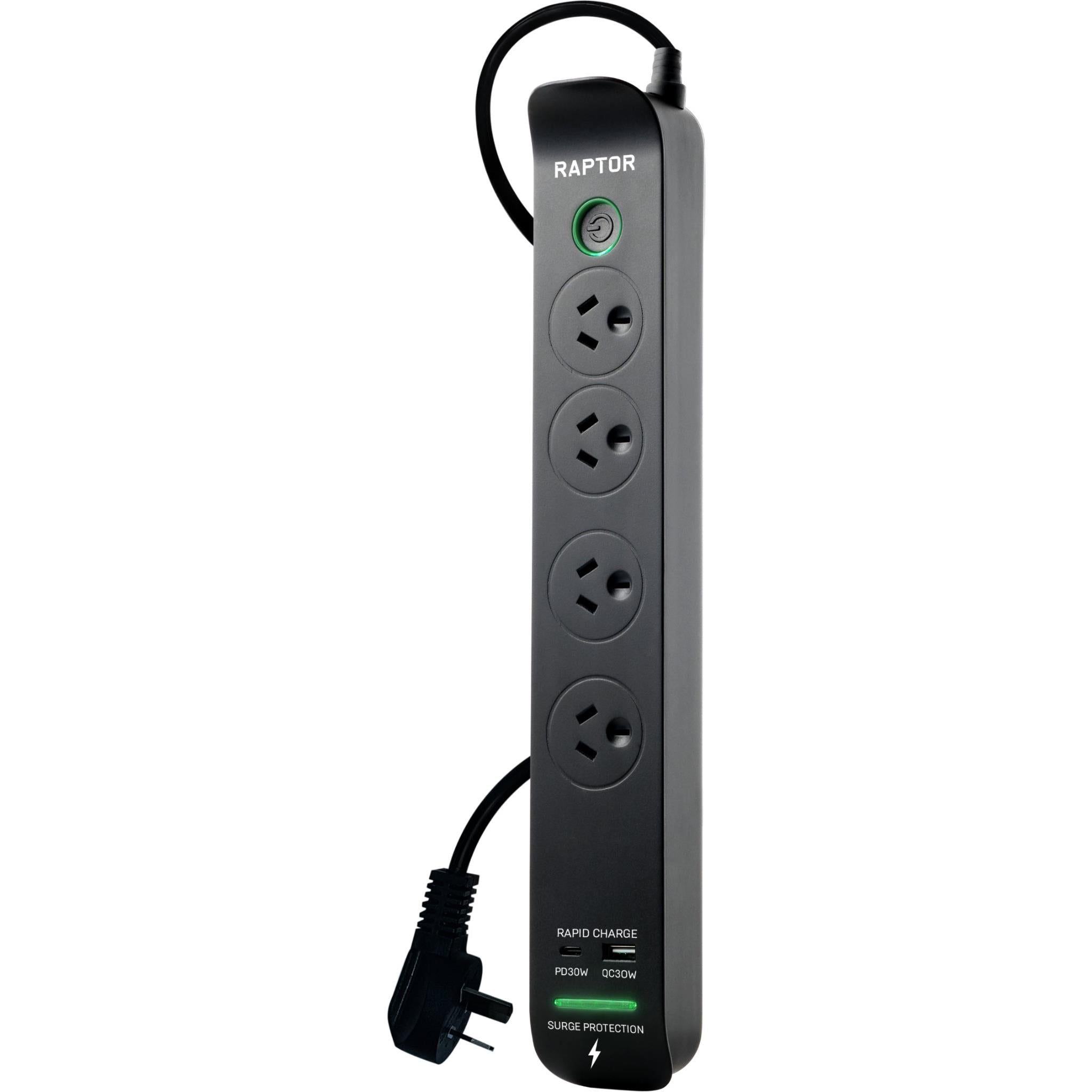 Jackson Raptor Slimline Powerboard (4-outlet)