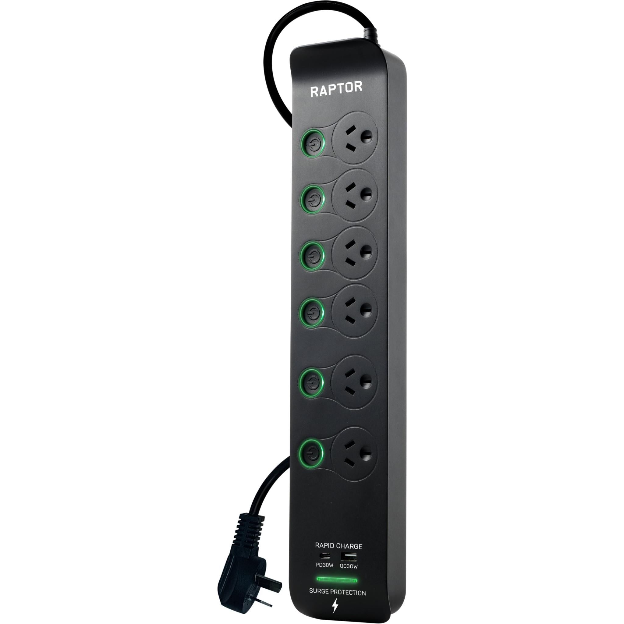 Jackson Raptor Full Control Switched Powerboard (6-outlet)
