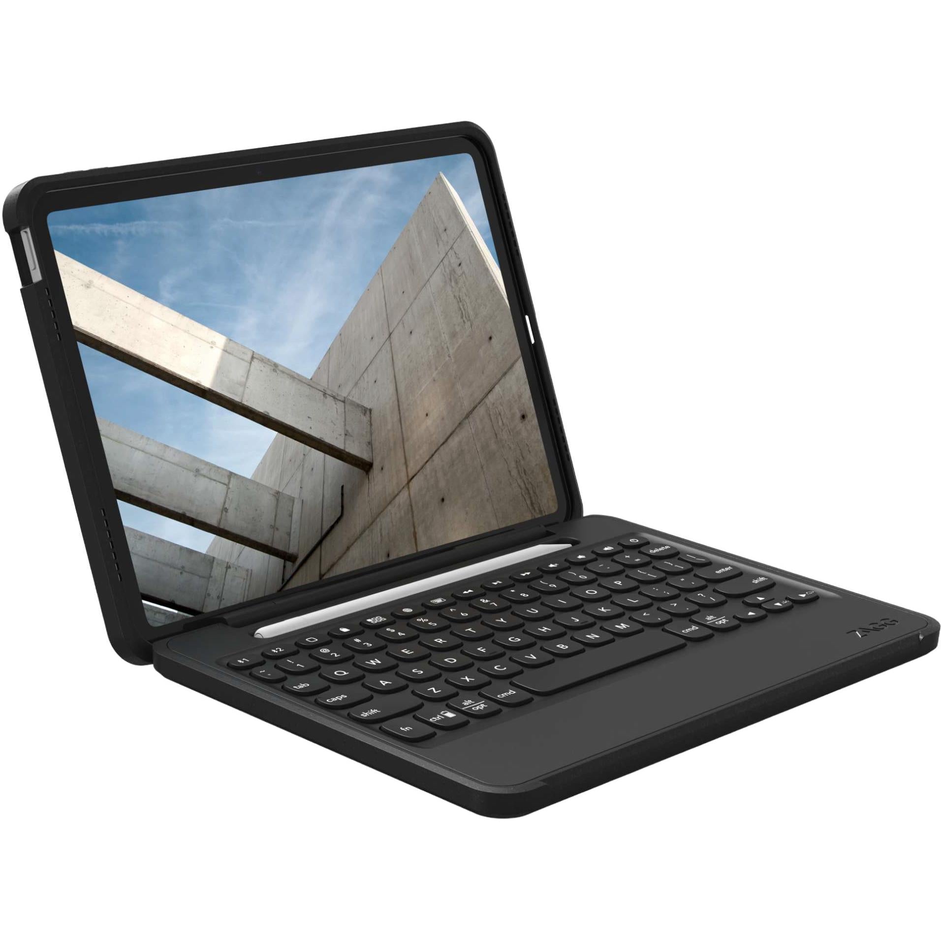 Zagg Rugged Book Keyboard Case for iPad A16 (2025), iPad 10th Gen (10.9" 2022)
