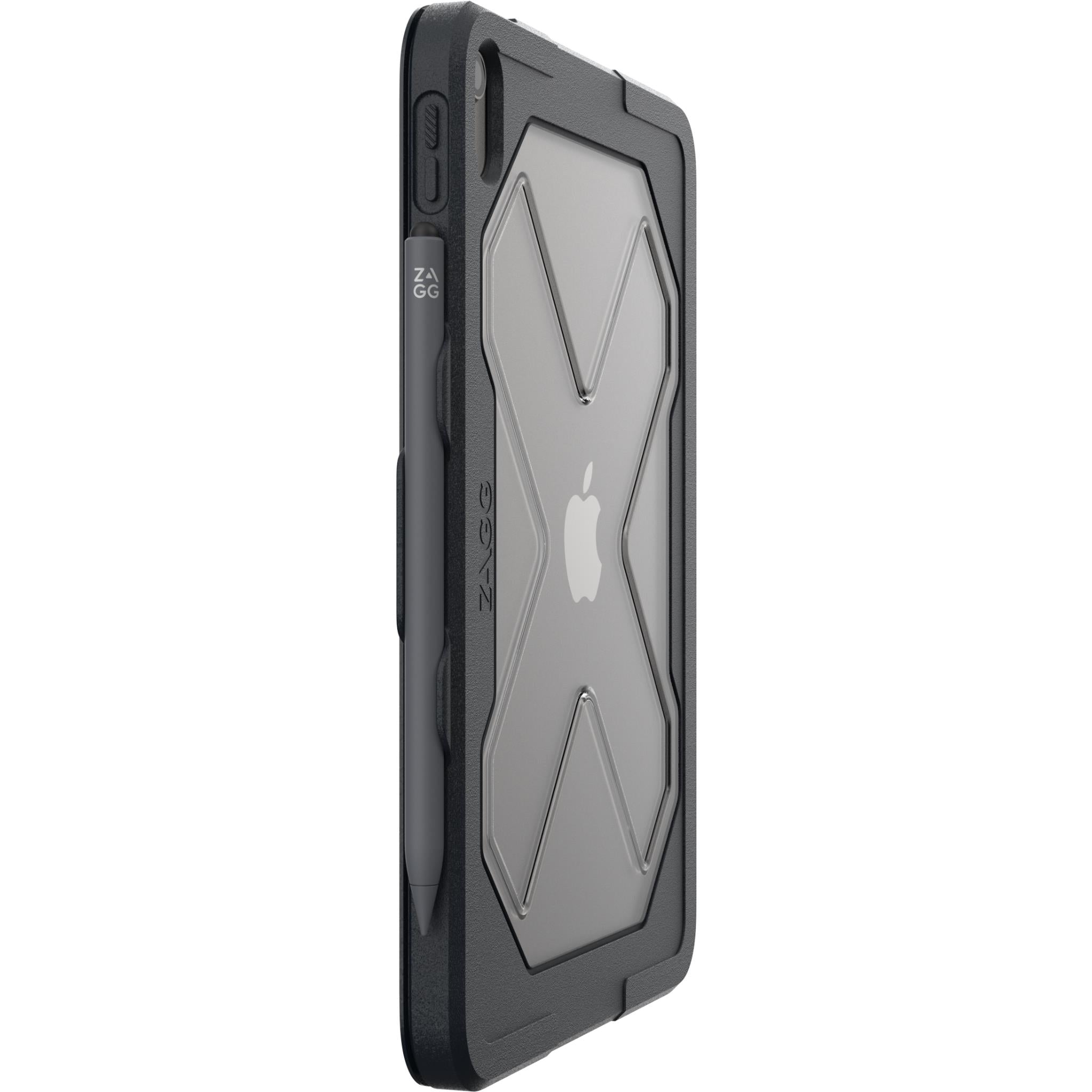 Zagg Rugged Messenger Case for iPad A16 (2025), iPad 10th Gen (10.9" 2022) [Charcoal]