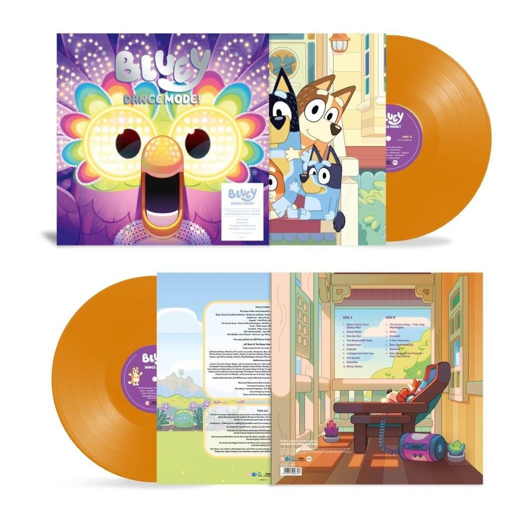 Bluey: Dance Mode! (Orange Vinyl) - By: Soundtrack