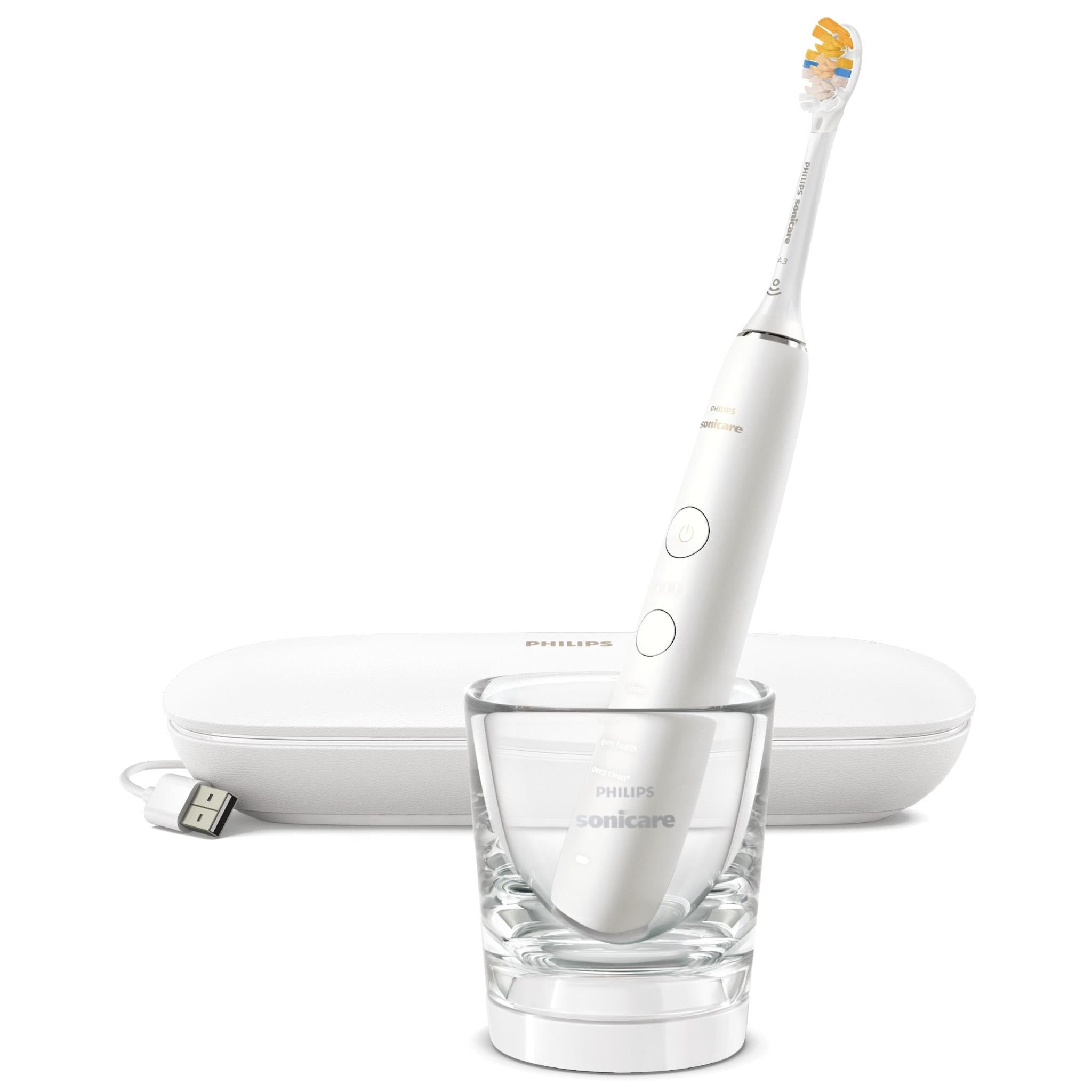 Philips Sonicare DiamondClean 9000 Electric Toothbrush (White)