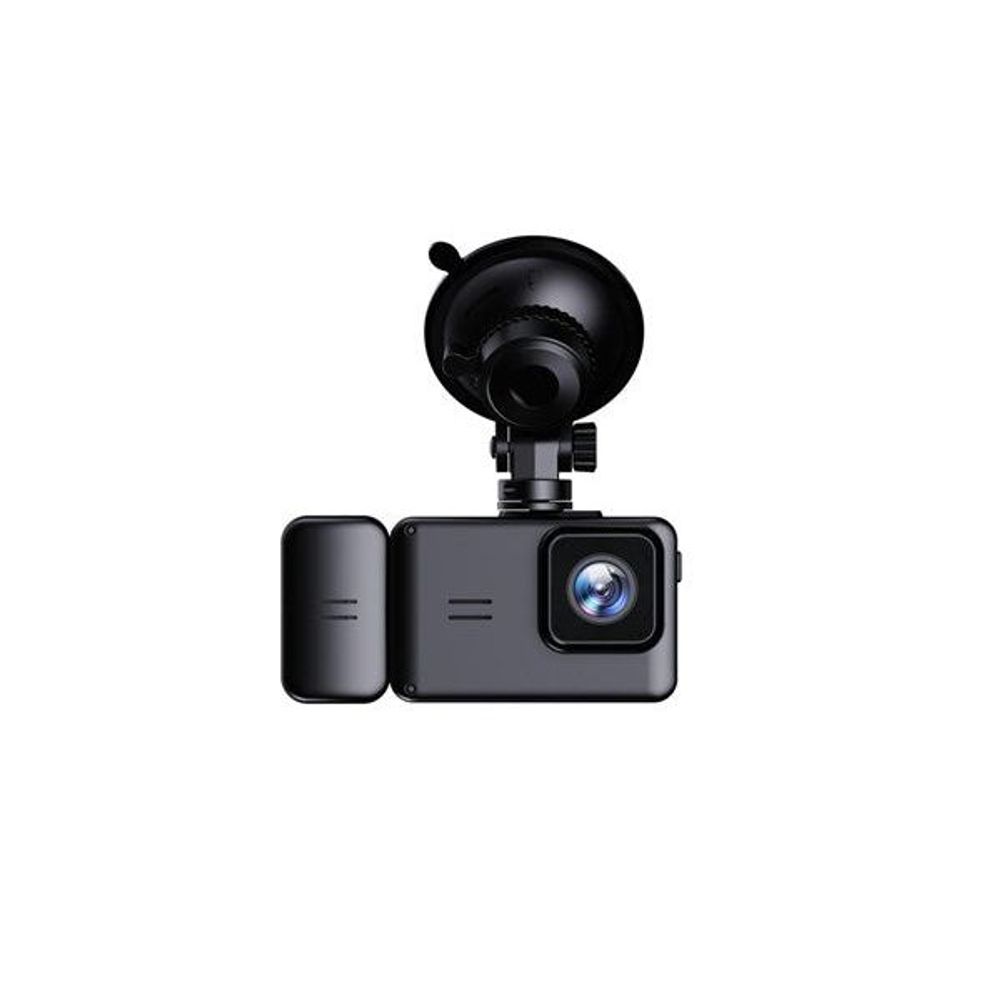 QV3876 - 1080p 3 Channel Dash Camera with 720p Interior and Rear Camera