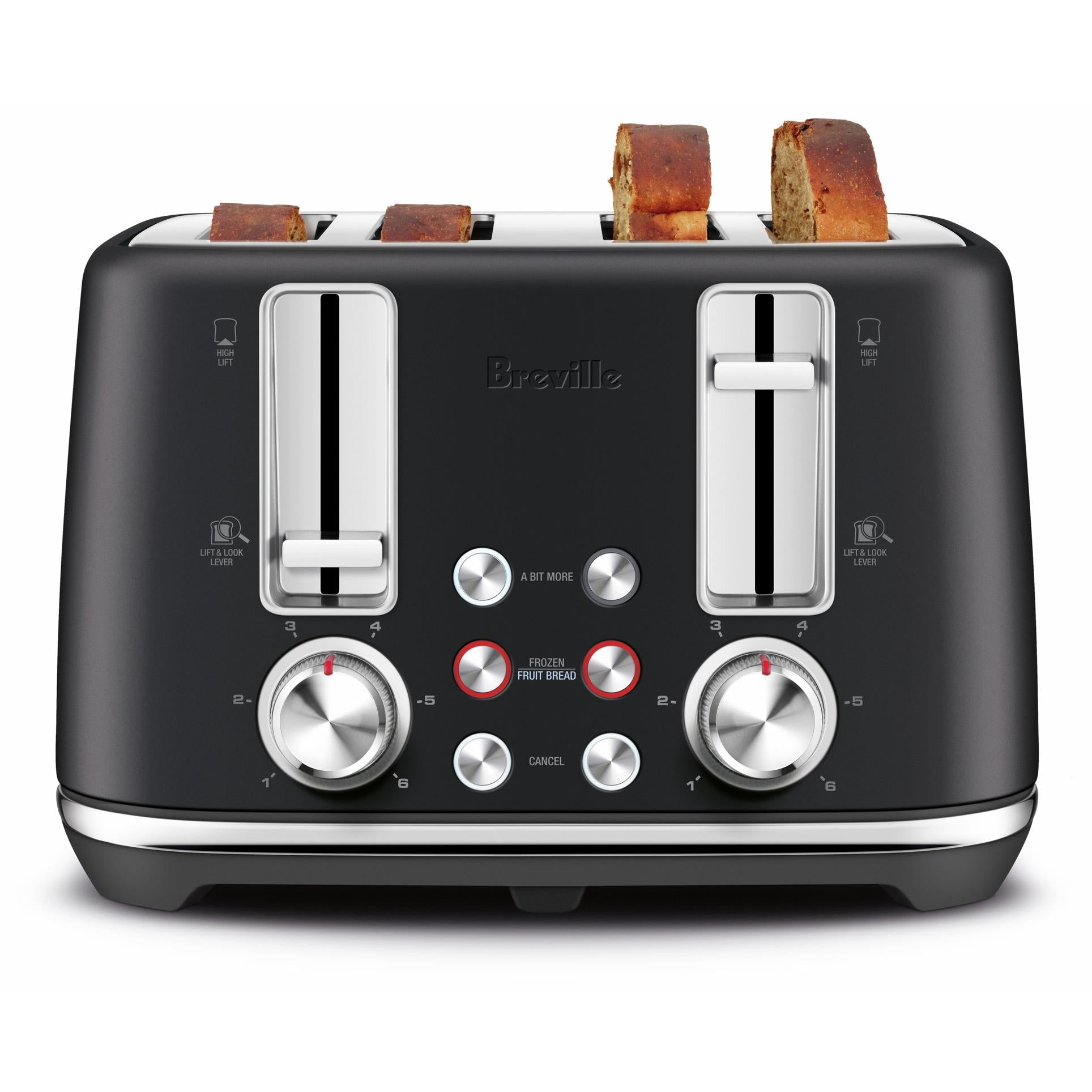 Breville the ToastSet 4 Slice Toaster (Black)
